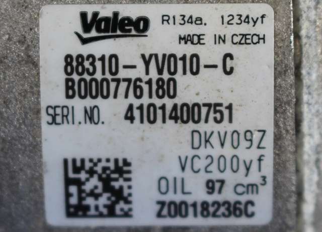 Aircondition kompressor til Toyota Aygo 2014-->> (Type II)  (TOYOTA|88310-YV010-C|)