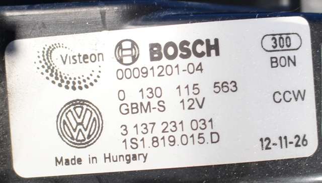 Varmeapparat motor til VW Up 2012-2019  (VAG|1S1 819 015 D|)
