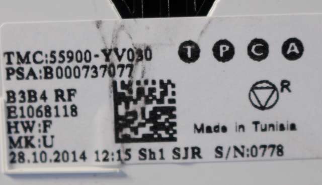 Varmeapparat betjening til Toyota Aygo 2014-->> (Type II) (TOYOTA|55900-YV030|)