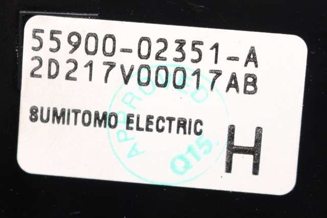 Varmeapparat betjening til Toyota Auris 2010-2012 (Type I, Fase 2)  (SUMITOMO|2D21-7V00017AB|55900-02351-A|)