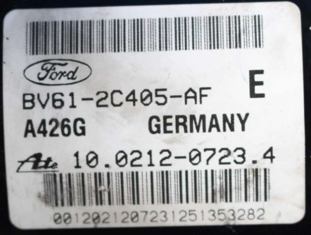 ABS sentral til Ford C-Max 2010-2015 (Type II, Fase 1) (FORD|BV61-2C405-AF|)