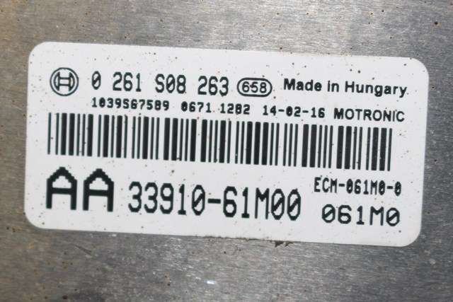 Styreenhet motor til Suzuki SX4 S-CROSS 2013-->> (Type II) (BOSCH|0 261 S08 263|33910-61M00|)