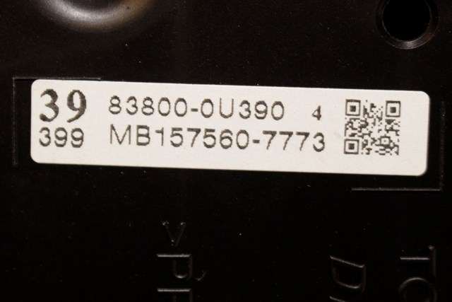 Instrumentpanel til Toyota Yaris 2014-2020 (Type III, Fase 2) (DENSO|157560-7773|83800-0U390|)