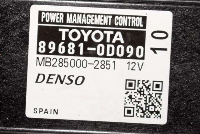Styreenhet diverse til Toyota Yaris 2014-2020 (Type III, Fase 2)  (TOYOTA|89681-0D090|)