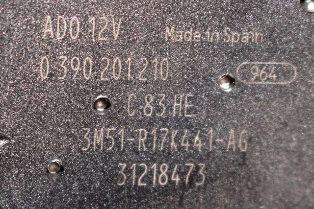 Viskermotor bakrute til Ford Mondeo 2011-2014 (Type IV, Fase 2)  (BOSCH|0 390 201 210|3M51-R17K441-AG|)