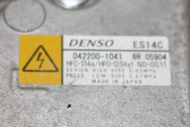 Aircondition kompressor hybrid til Toyota Yaris 2014-2020 (Type III, Fase 2)  (DENSO|042200-1041|)