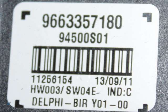 Rele diverse til Peugeot 3008 2009-2016 (Type I)  (PEUGEOT|96 633571 80|)