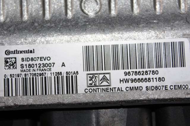 Styreenhet motor til Peugeot 3008 2009-2016 (Type I) (CONTINENT|S180123007-A|96 786287 80|)