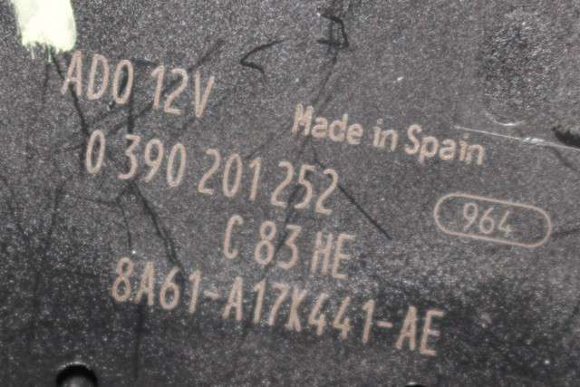 Viskermotor bakrute til Ford Fiesta 2008-2012 (Type VI, Fase 1)  (BOSCH|0 390 201 252|8A61-A17K441-AE|)