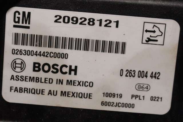 Styreenhet parkering til Opel Meriva B 2010-2017  (BOSCH|0 263 004 442|20 928 121|)