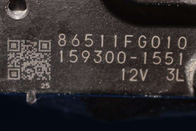 Viskermotor frontrute komplett m/overføring til Subaru Impreza 2008-2012 (Type III)  (DENSO|159300-1551|86511-FG010|)
