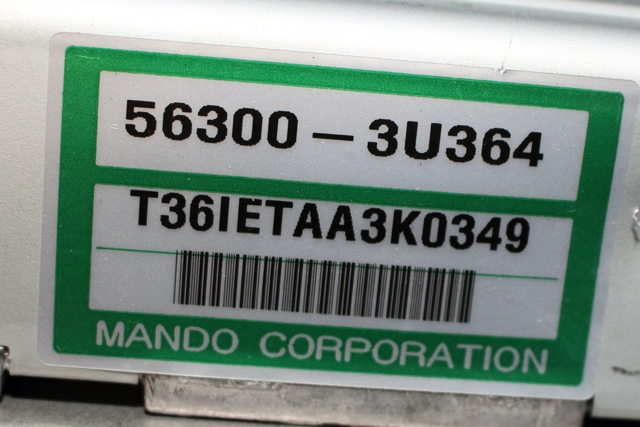 Rattaksel elektrisk servo til Kia Sportage 2010-2016 (Type III)  (MANDO|T36IETAA3K0349|56300-3U364|)