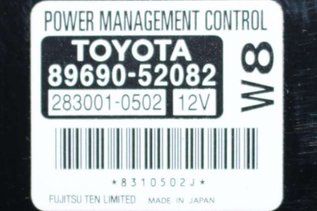 Styreenhet diverse til Toyota Verso-S 2011-2015 (COMBI) (COMBI) (FUJITSU|283001-0502|89690-52082|)