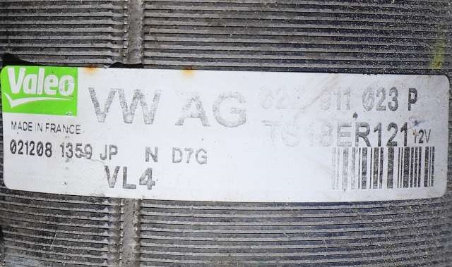 Starter diesel til VW Golf VI 2008-2012  (VALEO|TS18ER121|02Z 911 023 P|)