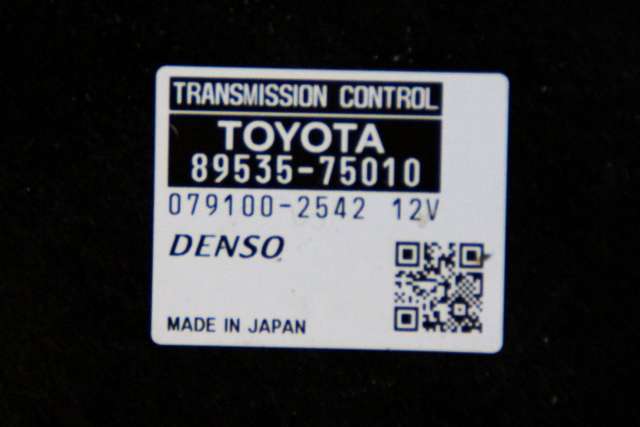 Styreenhet girkasse, hybrid til Toyota Prius 2009-2016 (Type III) (COMBI) (COMBI) (TOYOTA|89535-75010|)