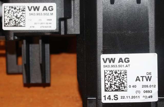 Bryter combi til VW Touran 2010-2015 (Type I, Fase 3) (VAG|5K0 953 501 AT|)