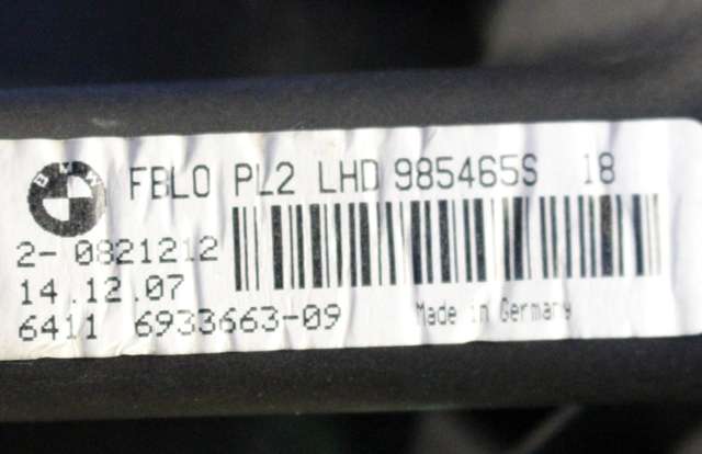 Varmeapparat motor til BMW 1-Serie 2004-2011 (E81/E82/E87/E88) (E81/E82/E87/E88) (BMW|6 933 663|)