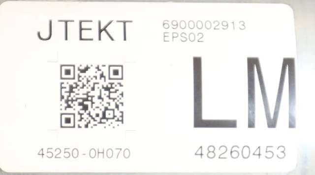 Rattaksel elektrisk servo til Toyota Aygo 2014-->> (Type II) (JTEKT|6900002913|45250-0H070|)