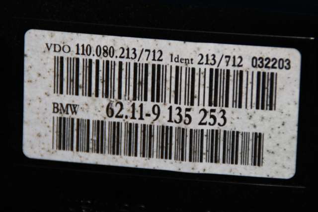 Instrumentpanel til BMW 5-Serie 2003-2010 (E60/E61) (E60/E61) (VDO|110.080.213/712|62.11-9 135 253|)