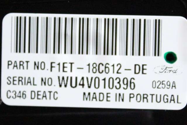 Varmeapparat betjening til Ford Focus 2014-2018 (Type III, Fase 2)  (FORD|F1ET-18C612-DE|)