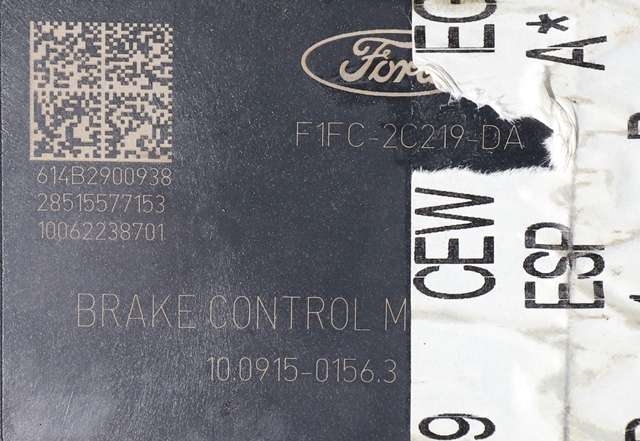 ABS sentral til Ford Focus 2014-2018 (Type III, Fase 2)  (FORD|F1FC-2C405-CA|)