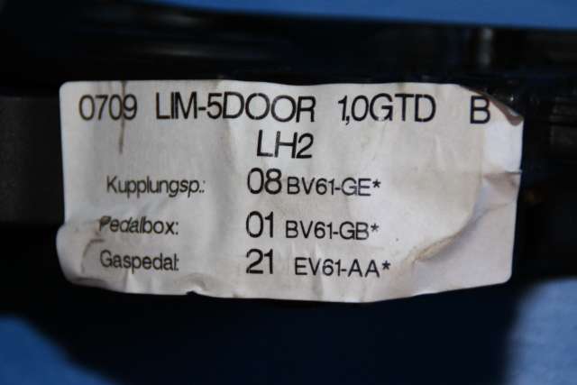 Pedal gass til Ford Focus 2014-2018 (Type III, Fase 2)  (HELLA|6PV 010 368-80|EV61-9F836-AA|)