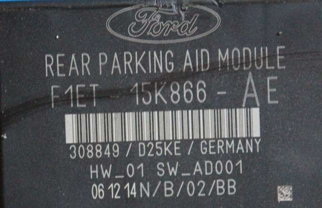 Styreenhet parkering til Ford Focus 2014-2018 (Type III, Fase 2)  (FORD|F1ET-15K866-AE|)
