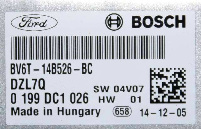 Styreenhet start/stopp til Ford Focus 2014-2018 (Type III, Fase 2) (FORD|BV6T-14B526-BC|)