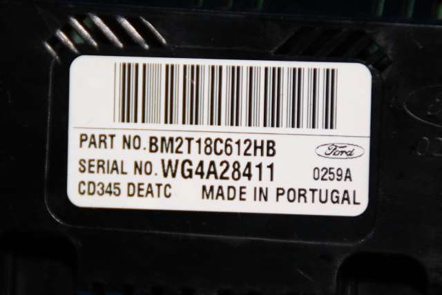 Varmeapparat betjening til Ford Mondeo 2011-2014 (Type IV, Fase 2) (FORD|BM2T-18C612-HB|)