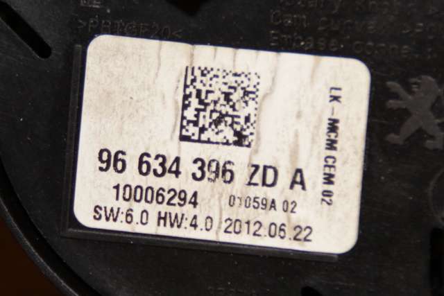 Bryter diverse til Citroën Berlingo 2008-2015 (Type II, Fase 1) (CITROEN|96 634396 ZD-A|)