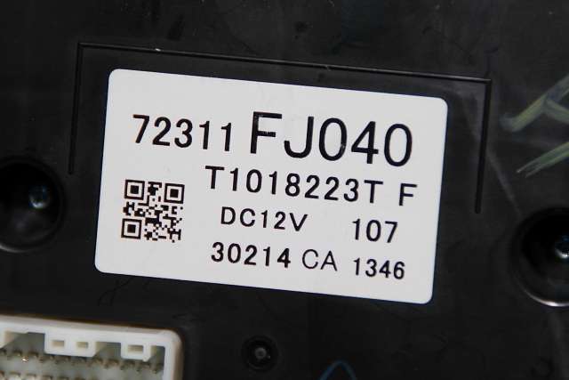Varmeapparat betjening til Subaru Impreza 2013-2017 (Type IV) (SUBARU|72311-FJ040|)