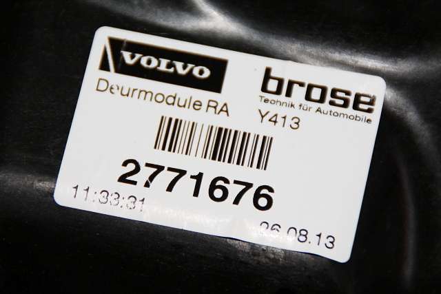 Ruteheis høyre bak til Volvo XC60 2008-2013 (Type I, Fase 1)