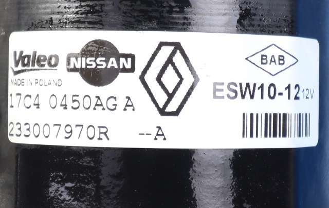 Starter til Renault Clio 2012-2016 (Type IV, Fase 1)  (VALEO|ESW10-12|2330 07970R|)