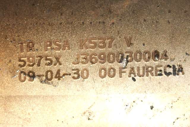 Katalysator til Citroën Berlingo 2008-2015 (Type II, Fase 1)  (FAURECIA|K537 V|)