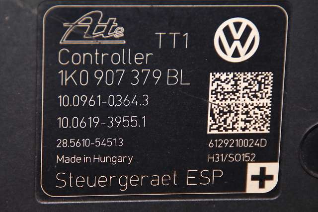 ABS sentral til VW Caddy 2010-2015 (Type III, Fase 2) (VAG|1K0 614 517 DP|1K0 907 379 BL|)
