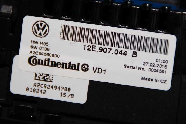Varmeapparat betjening til VW E-Up 2013-2019  (VAG|12E 907 044 B|)