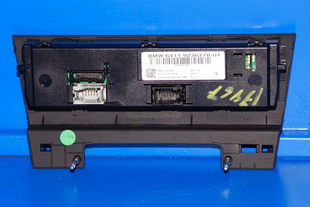 Varmeapparat betjening til BMW X1 2009-2015 (E84) (E84) (BMW|64.11-9 236 778|)
