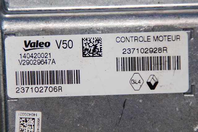Styreenhet motor til Renault Clio 2012-2016 (Type IV, Fase 1)  (RENAULT|2371 02928R|)
