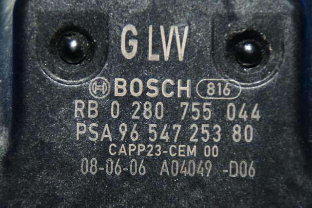 Pedal gass til Citroën Berlingo 2008-2015 (Type II, Fase 1) (BOSCH|0 280 755 044|96 547253 80|)
