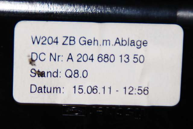Dashbord askebeger til Mercedes C-Klasse 2011-2014 (Fase 2) (W204) (W204) (MERCEDES|A 204 680 13 50|)