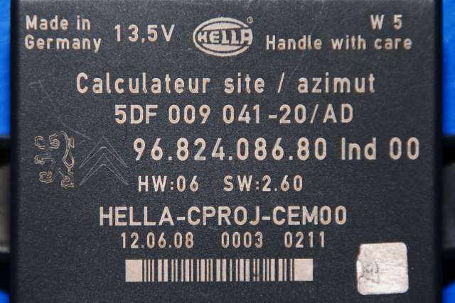Styreenhet diverse til Citroën C4, Picasso 2006-2013 (Type I)  (HELLA|5DF 009 041-20|96 824086 80|)