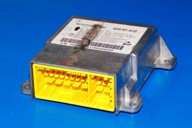 Styreenhet airbag hovedsensor til Mercedes C-Klasse, 2011-2014 (Fase 2) (W204) (W204) (MERCEDES|A 204 901 34 02)