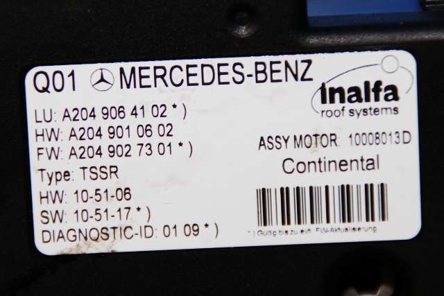 Takluke motor til Mercedes C-Klasse 2011-2014 (Fase 2) (W204) (W204) (VALEO|405.041|)