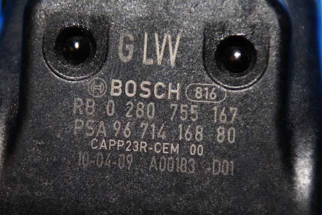 Pedal gass til Peugeot 3008 2009-2016 (Type I) (BOSCH|0 280 755 167|96 714168 80|)