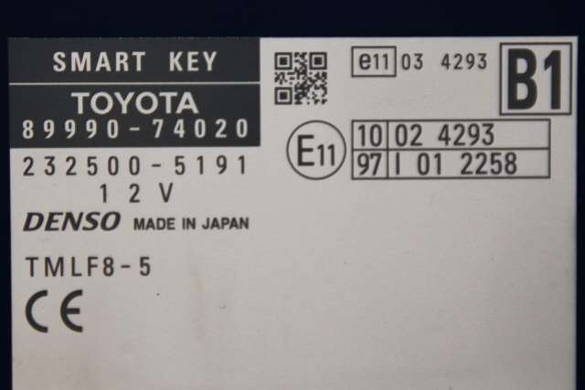 Styreenhet nøkkelfri/keyless til Toyota iQ 2009-2014 (TOYOTA|89990-74020|)
