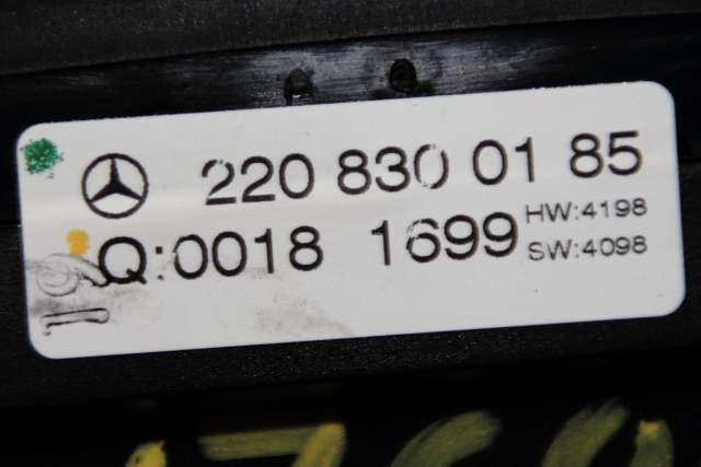 Varmeapparat betjening til Mercedes S-Klasse 1999-2005 (W220) (W220) (MERCEDES|220 830 01 85|)