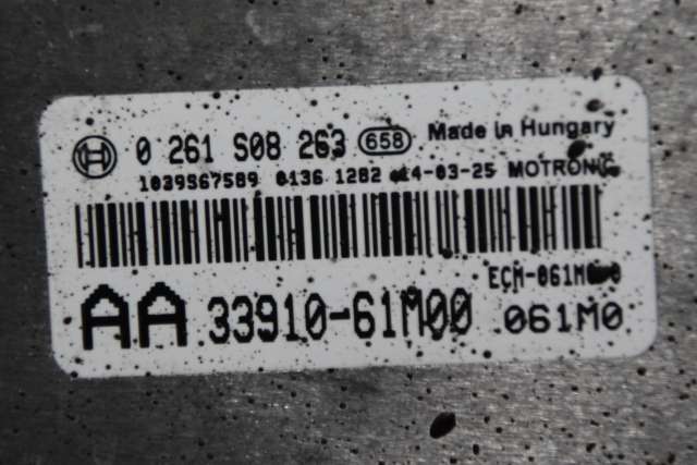 Styreenhet motor til Suzuki SX4 S-CROSS 2013-->> (Type II)  (BOSCH|0 261 S08 263|33910-61M00|)