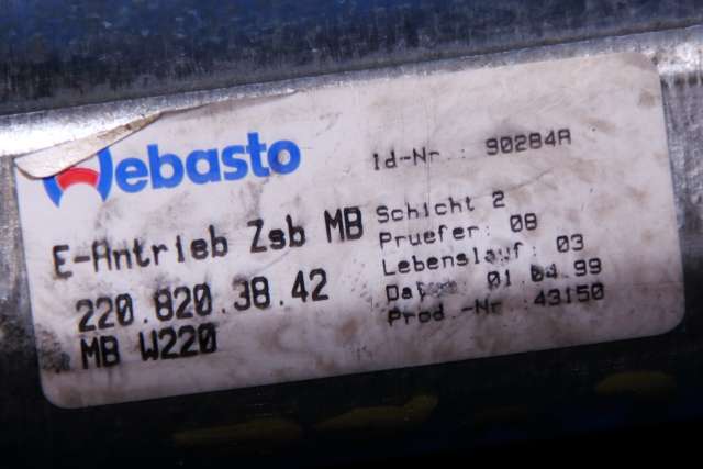 Takluke motor til Mercedes S-Klasse 1999-2005 (W220) (W220) (BOSCH|0 390 200 005|220 820 38 42|)