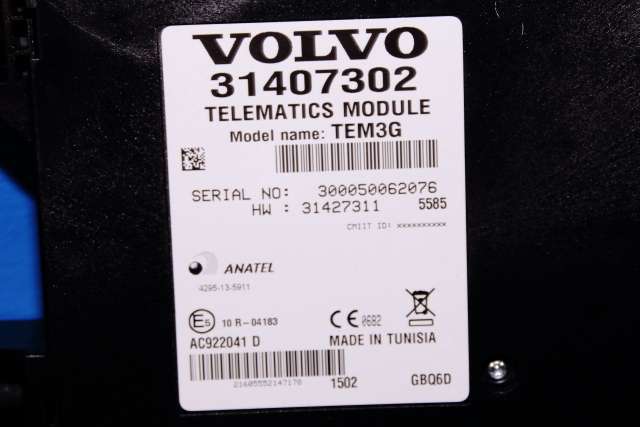 Styreenhet diverse til Volvo V60/V60 CC 2013-2018 (Type I, Fase 2) (VOLVO|31407302|)
