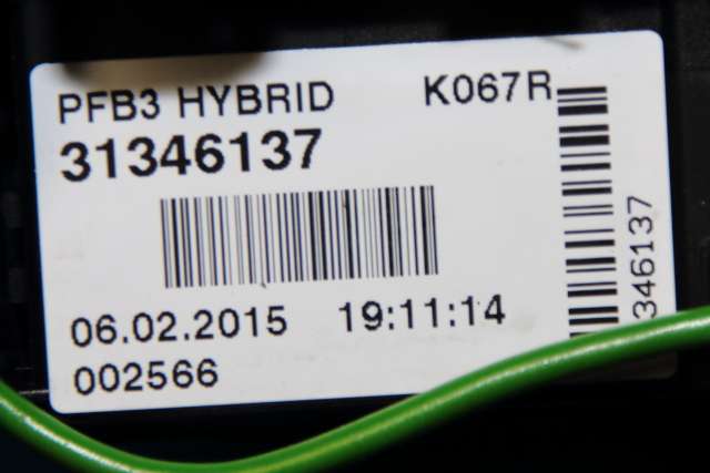 Sikringsboks til Volvo V60/V60 CC 2013-2018 (Type I, Fase 2) (VOLVO|31346137|)